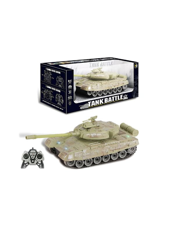 Light Green - Glorryearst RC Tank – 9-Channel Remote Control Military Battle Tank Toy – Realistic Combat Action & High-Performance Features - NX13363.