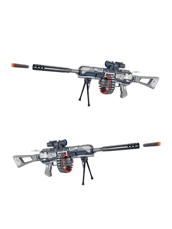 AK47 Super Electric Toy Gun – 360° Automatic Chain Rotation for Fast Shooting | AK47 Toy Gun for Kids - ms12799.