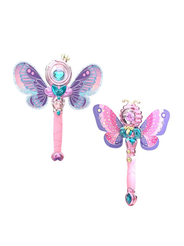 Magic Wand – Toyshine Princess Fairy Wand with Flashing Lights & Musical Effects – Sparkling Fun for Kids’ Imaginative Play & Adventures - MS12392.