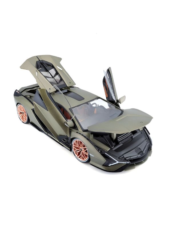 Lamborghini Aventador – Miletry Green Die-Cast Metal Pullback Toy Car – Premium Gift Toy for Kids & Collectors Scale 1:32 - TV4711.