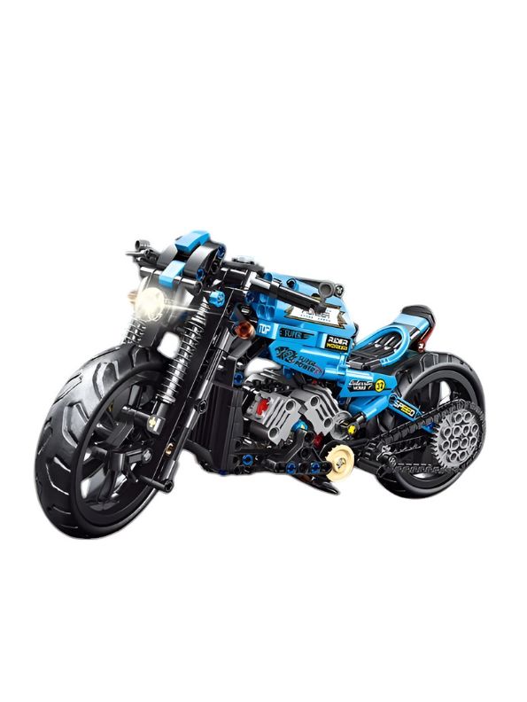 StormRider T3032 – Technical Motorcycle Model Building Kit | Motorbike Bricks Assembly Toy for Kids - MD1637.