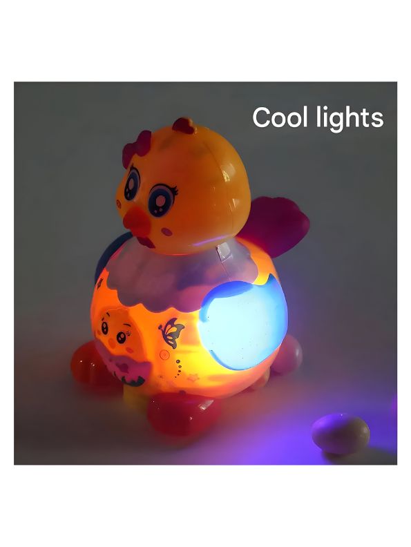 Pink - Funny Hen - Musical Toy with Bump and Go Action, Instrument Recognition, and Animal Cognition Features - LM14039.