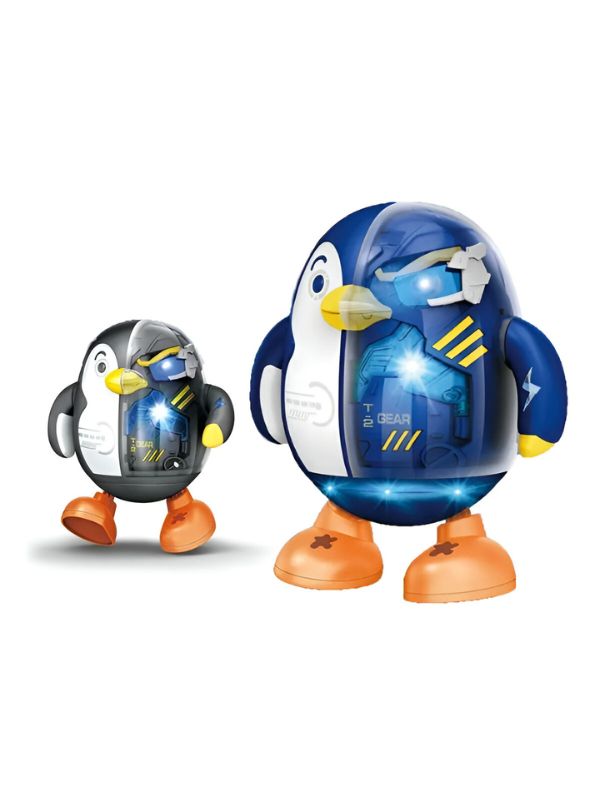 Robo Penguin – 360° Rotating Light & Music Electric Dancing Penguin Toy For Kids - MS14843.
