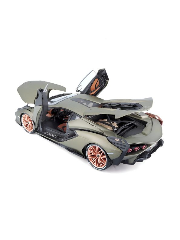 Lamborghini Aventador – Miletry Green Die-Cast Metal Pullback Toy Car – Premium Gift Toy for Kids & Collectors Scale 1:32 - TV4711.