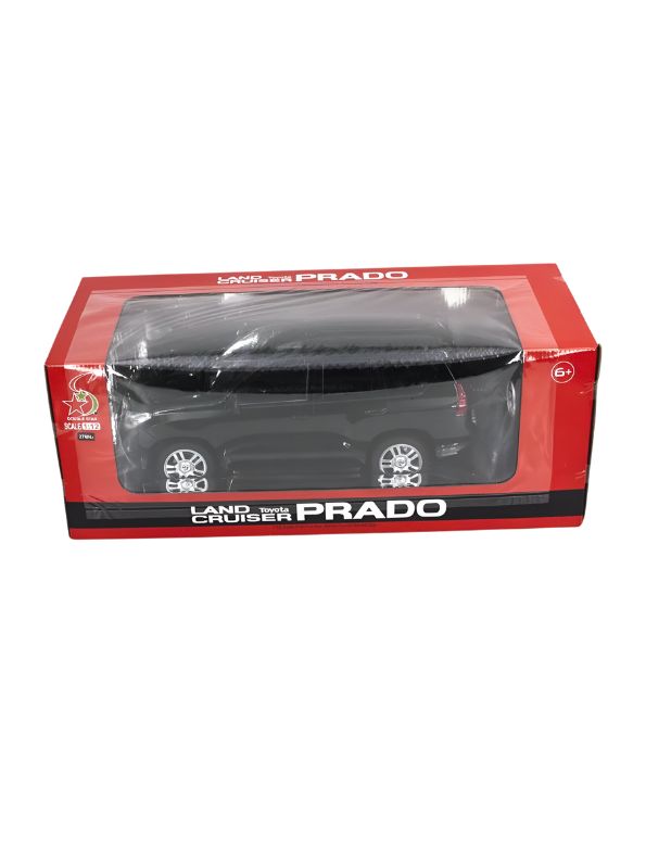 Black - Toyota Land Cruiser Prado – High-Quality Remote Control Toy Car for Kids and Collectors - MS13812.