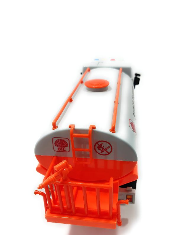 Super Tranker - Friction-Powered Light & Sound Engineering Toy Truck For Kids - LMI11036.