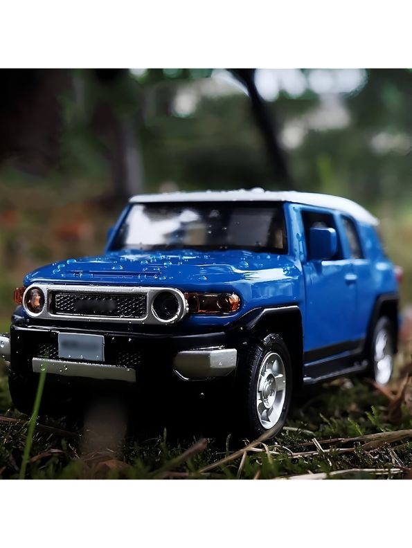 Blue - Toyota FJ Cruiser - Official RTR Remote Control Car | High-Quality, Large-Scale Model with Intelligent Lighting & 3-Ch 2.4GHz Transmitter for Adults & Kids - MS13724.