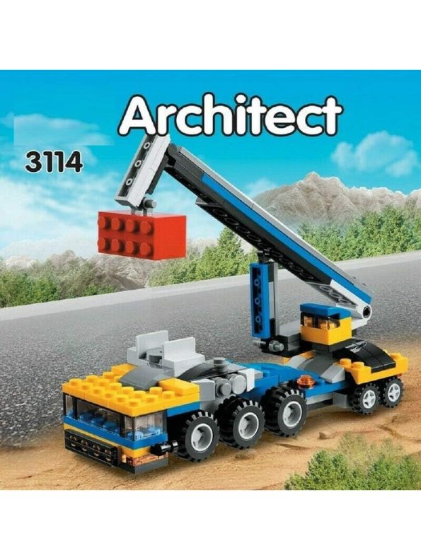 PowerBrick Trucks – 264+PCS | 3-in-1 Building Block Construction Kit | STEM Learning Truck Set for Kids - MD154.