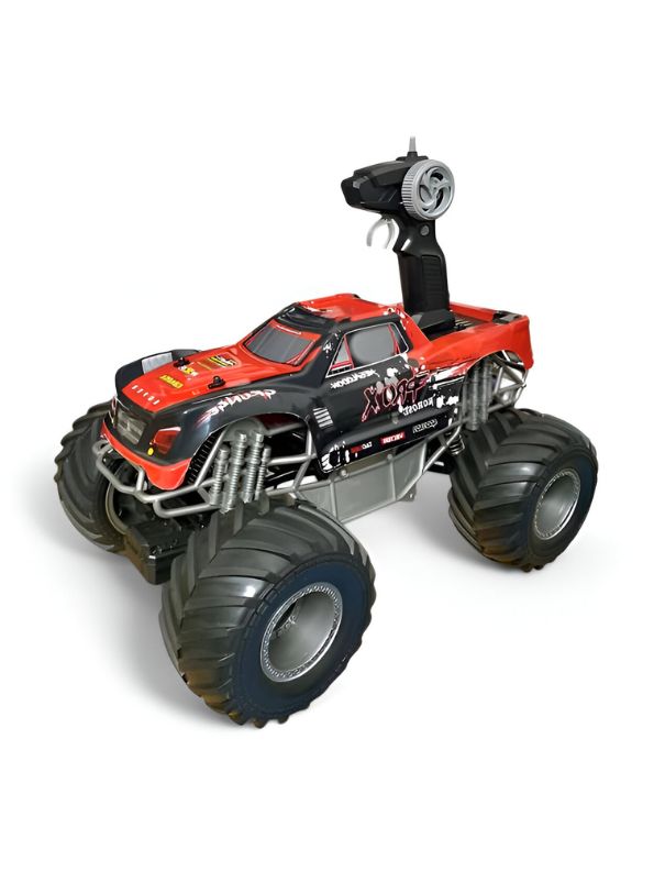 Red - Off-Road Monster Truck Toy – High Speed Remote Control Truck | All Terrain Remote Control Car for Kids & Adults – Powerful, Durable & Rechargeable - MS13630.