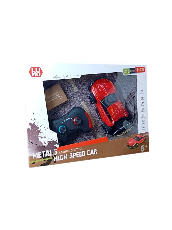 Red - Blaze Runner- Remote Control Sports Car | High Speed Anti Collision RC Sport Racing Toy Car Model - MS13861.