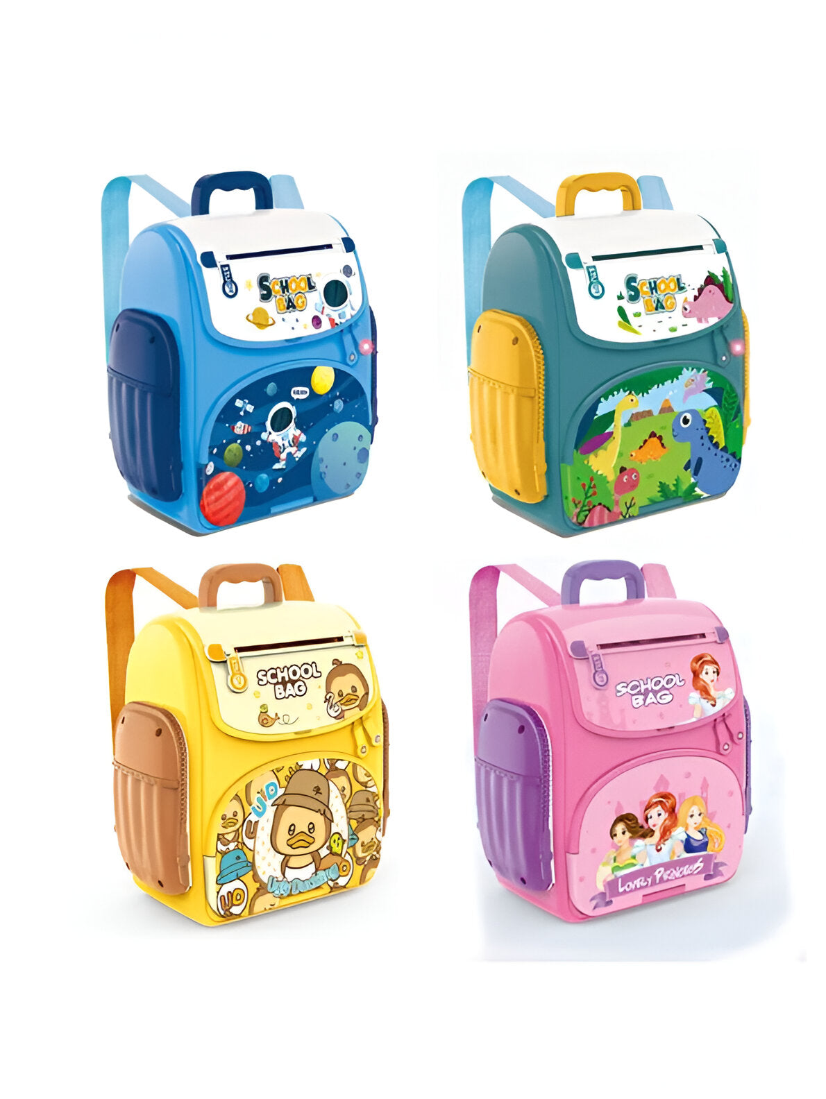 Yellow - DuckVault - Electronic Kids Piggy Bank | Digital Password & Fingerprint | Duck Themed Savings Bank | Perfect Gift for Kids - MS10767.