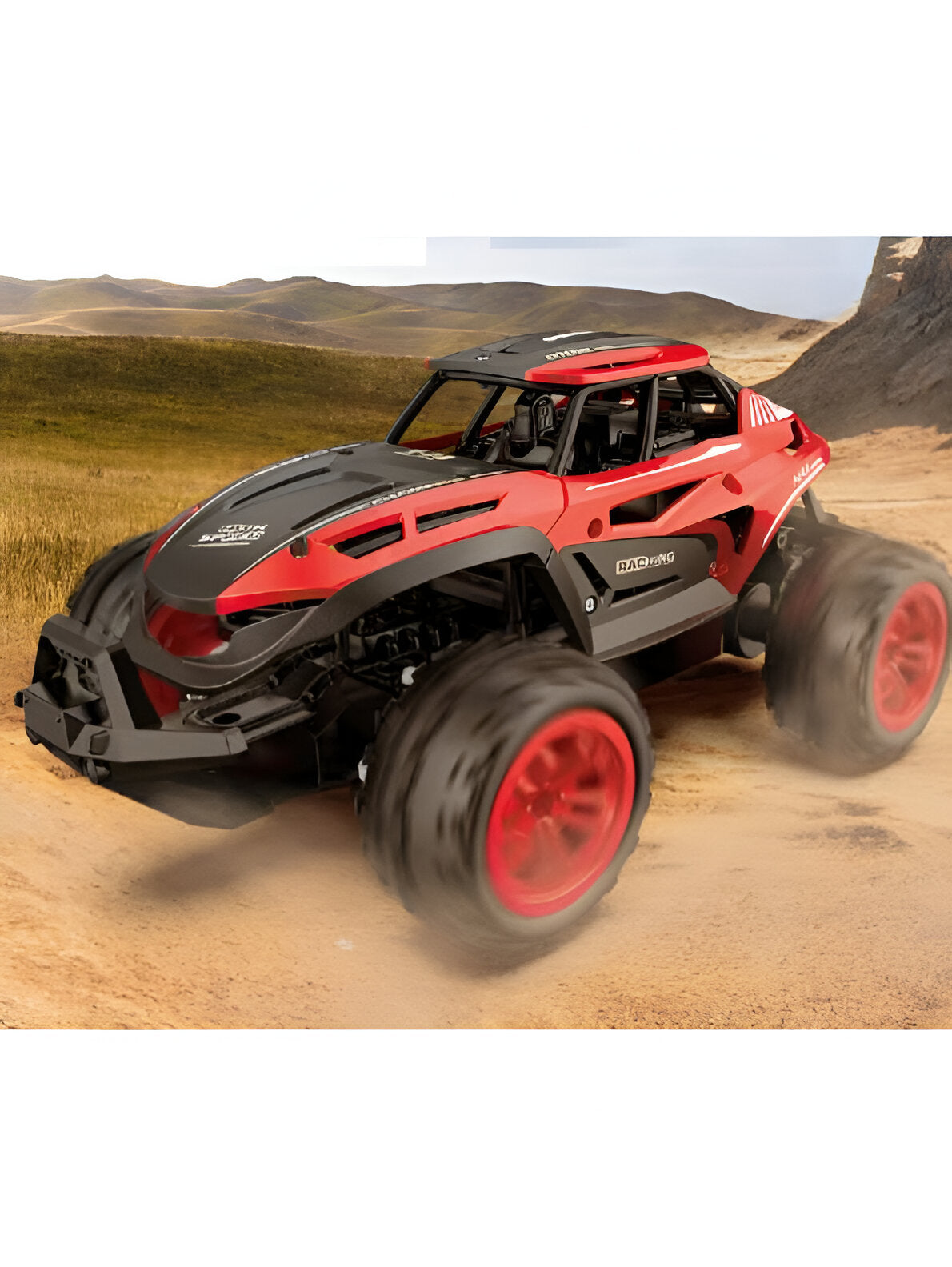 Red -PulseX – Remote Control Car – High-Speed RC Off-Road Monster Truck – Outdoor Hobby Electric Climbing Vehicle Toy & Gift - MS11044.