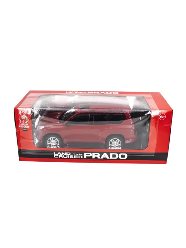 Red - Toyota Land Cruiser Prado – High-Quality Remote Control Toy Car for Kids and Collectors - MS13812.