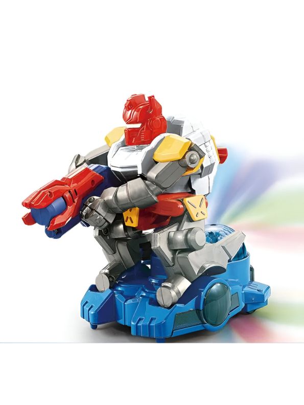 Red - RoboGladiator - Mini Mecha Warrior Robot Toy | Intelligent Design, Lights & Music, Dancing & Rotating Action for Kids - MS13964.