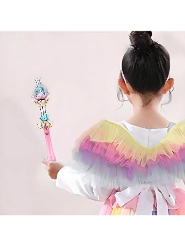 Twilight Trickster – Glowing Magic Wand for Princess Cosplay – Pink Fairy Stick for Girls - MS12323