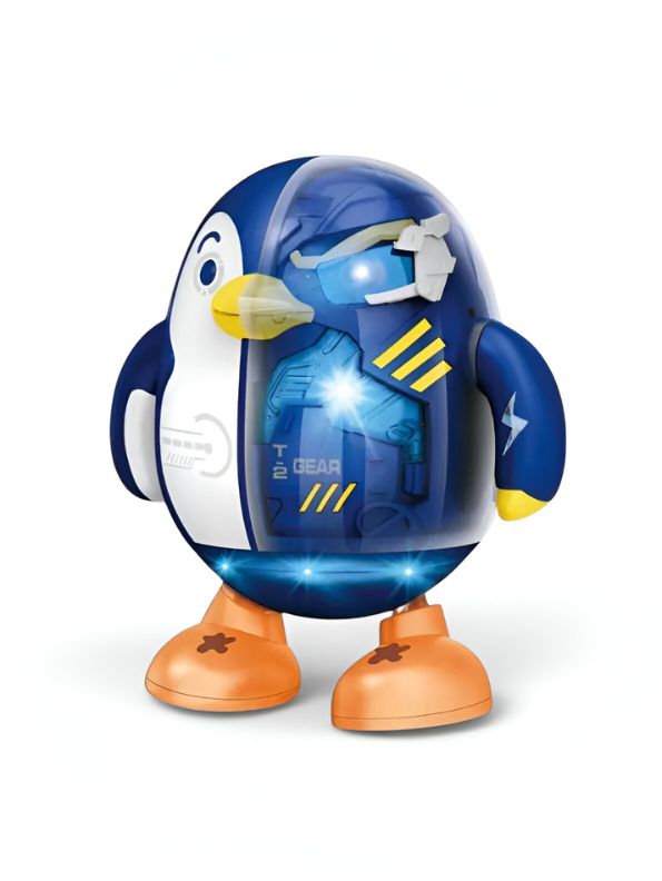 Robo Penguin – 360° Rotating Light & Music Electric Dancing Penguin Toy For Kids - MS14843.