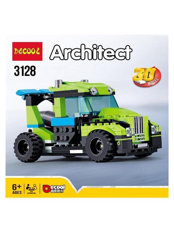GearGlide – 241+ PCS 30-in-1 Car Building Bricks Set | DIY Architect Kit for Kids - MD153.