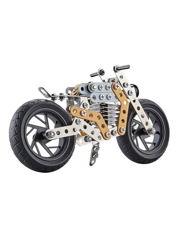 RevMotoX – 162 PCS | 3D Building Block DIY Metal Motorcycle Puzzle for Kids – MD156.