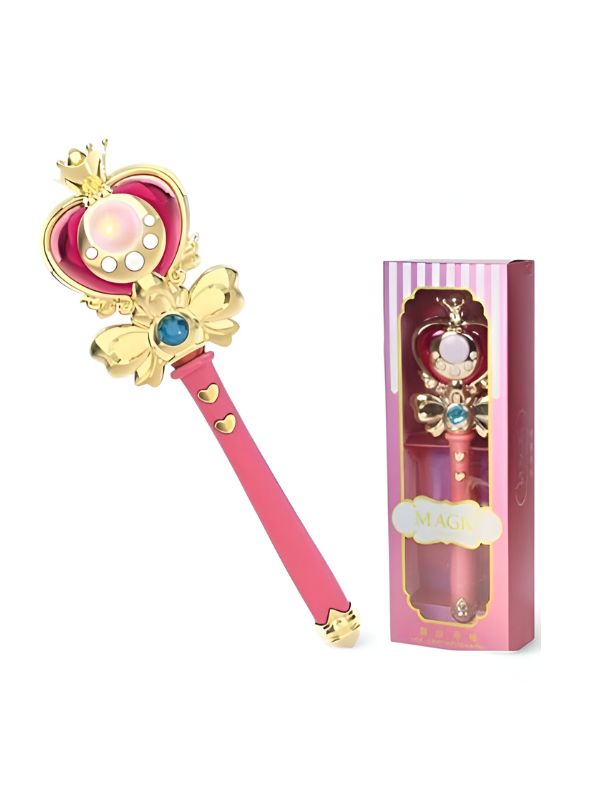 Fairy Flicker – Glowing Magic Wand for Princess Cosplay – Pink Fairy Stick for Girls - MS12322.