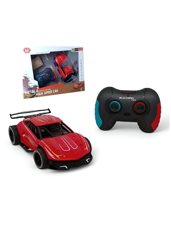 Red - Blaze Runner- Remote Control Sports Car | High Speed Anti Collision RC Sport Racing Toy Car Model - MS13861.