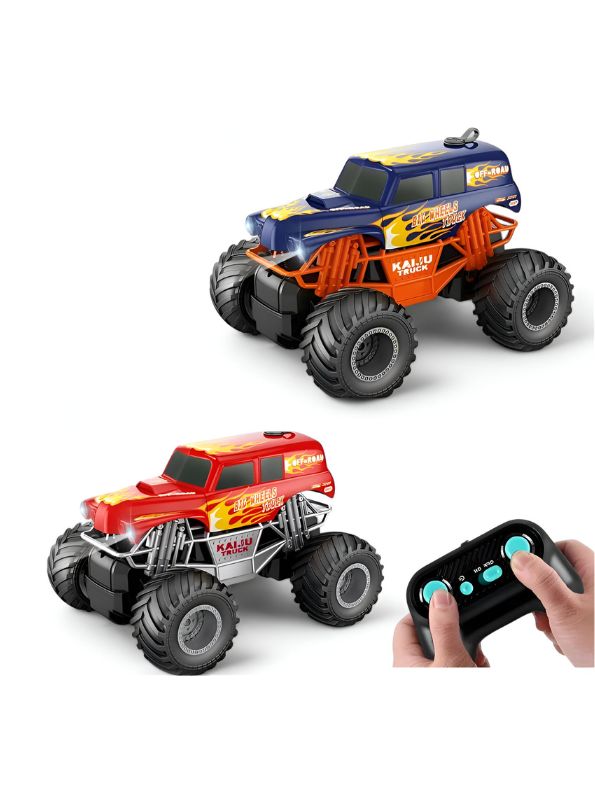 Red - Off-Road Vehicle - Spray Remote Control Car - Skill Climbing & Indoor Bumper RC Car for Kids - LMI11172.