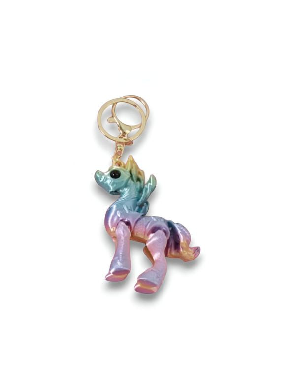 Cute 3D Unicorn Keychain for Girls & Kids | Adorable Rainbow Unicorn Bag Charm | Perfect Birthday Gift & Party Favor NOVGBT-50410