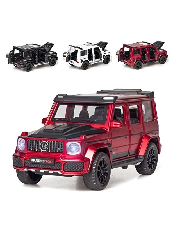 BRABUS Metal Diecast Car 1:32 Scale - Authentic Miniature Model Toy Vehicle with Opening Doors, Hood & Trunk - Collectible Gift for Kids & Adults