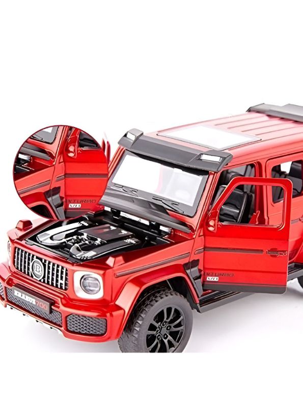BRABUS Metal Diecast Car 1:32 Scale - Authentic Miniature Model Toy Vehicle with Opening Doors, Hood & Trunk - Collectible Gift for Kids & Adults