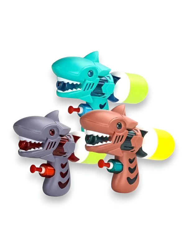 Grey - Cool Shark Water Gun for Kids - Fun & Safe Pool Toy