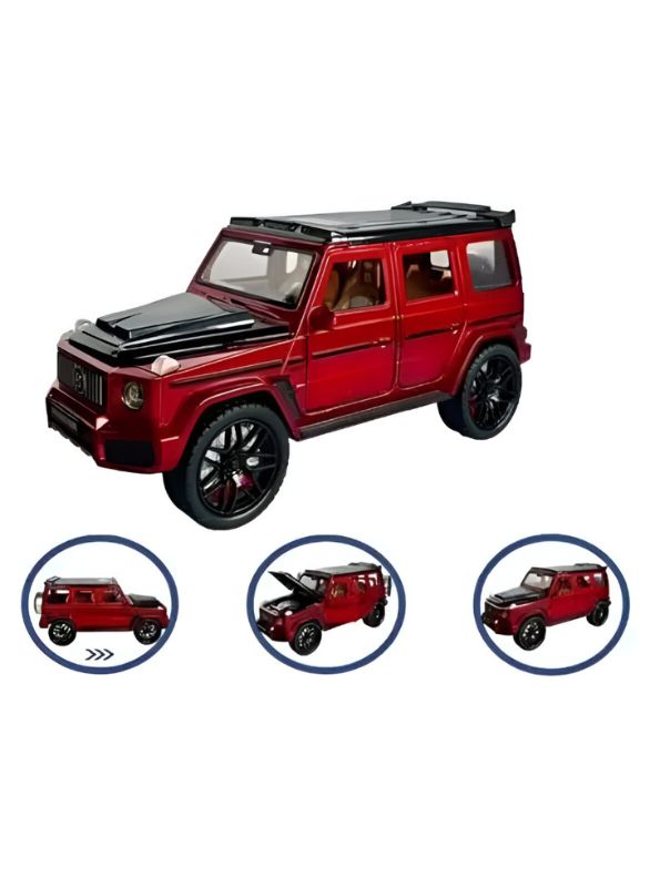 BRABUS Metal Diecast Car 1:32 Scale - Authentic Miniature Model Toy Vehicle with Opening Doors, Hood & Trunk - Collectible Gift for Kids & Adults