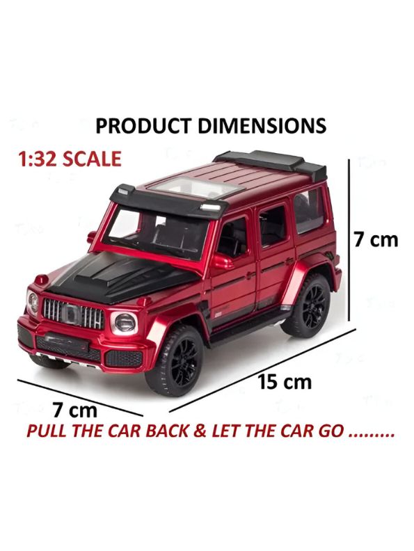 BRABUS Metal Diecast Car 1:32 Scale - Authentic Miniature Model Toy Vehicle with Opening Doors, Hood & Trunk - Collectible Gift for Kids & Adults