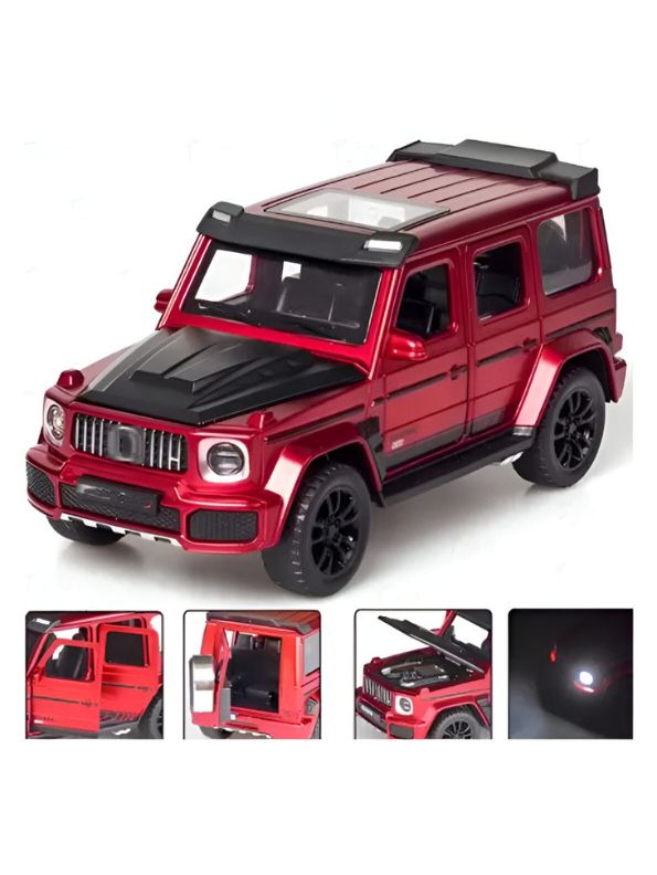BRABUS Metal Diecast Car 1:32 Scale - Authentic Miniature Model Toy Vehicle with Opening Doors, Hood & Trunk - Collectible Gift for Kids & Adults