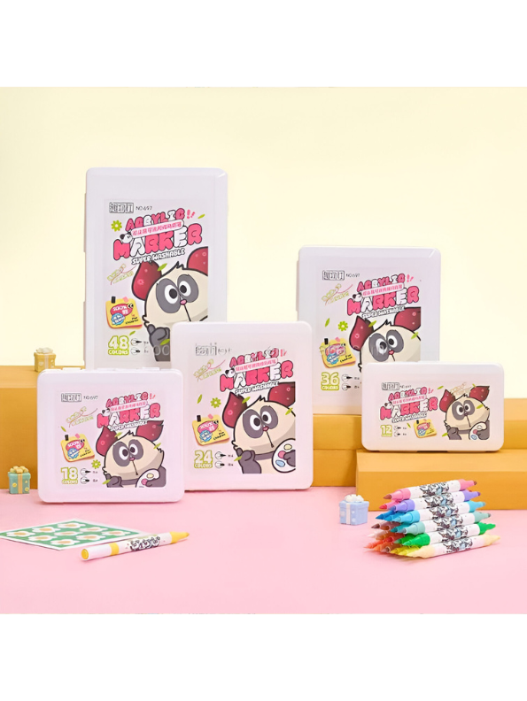 Acrylic Paint Markers for Kids | Panda Art Supplies & Craft Set NOVGBT-50764