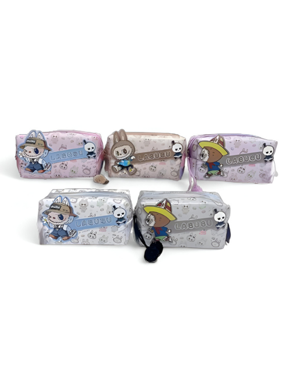 LABUBU The Monsters Plush Cosmetic Bag | POP MART Accessory Pouch with Zipper NOVHBC-1881185