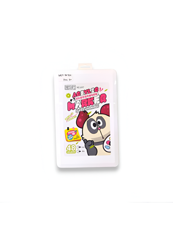 Acrylic Paint Markers for Kids | Panda Art Supplies & Craft Set NOVGBT-50764