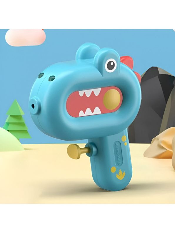Blue - Cute Dinosaur Water Pistol – Fun Animal Spray Gun Toy for Kids Outdoor Play.