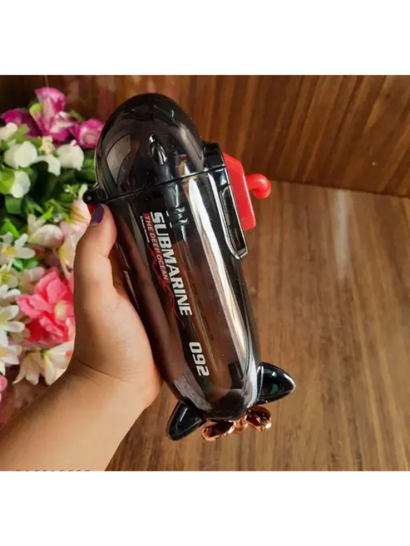 Kids Submarine Water Bottle | Leak-Proof Sipper with Straw | BPA-Free Fun Drinkware for School NOVGBT-TMY-4464