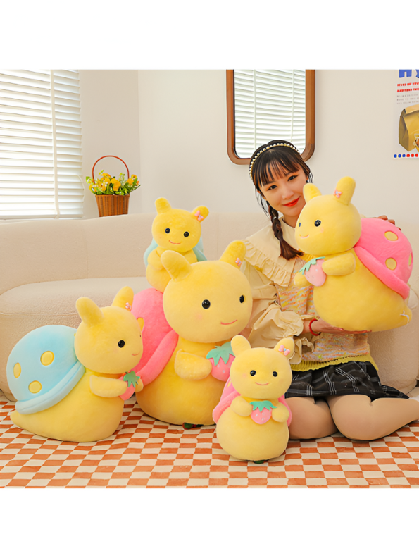 Cute Sylvanian Families Snail Baby with Strawberry Soft Toy For kids LMI14161