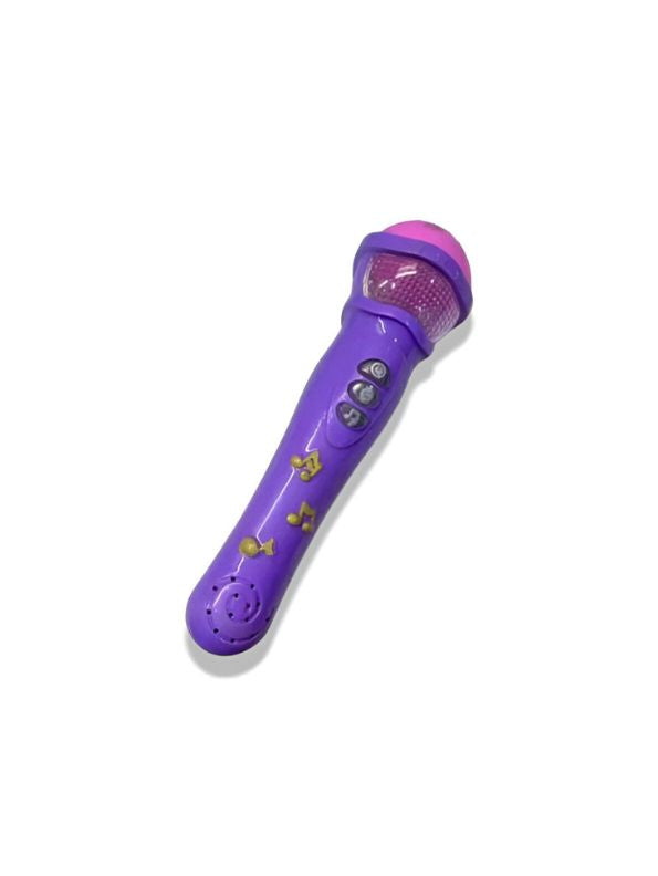 Purple - Musical Microphone Toy for Kids - Singing Mic with Lights & Sounds
