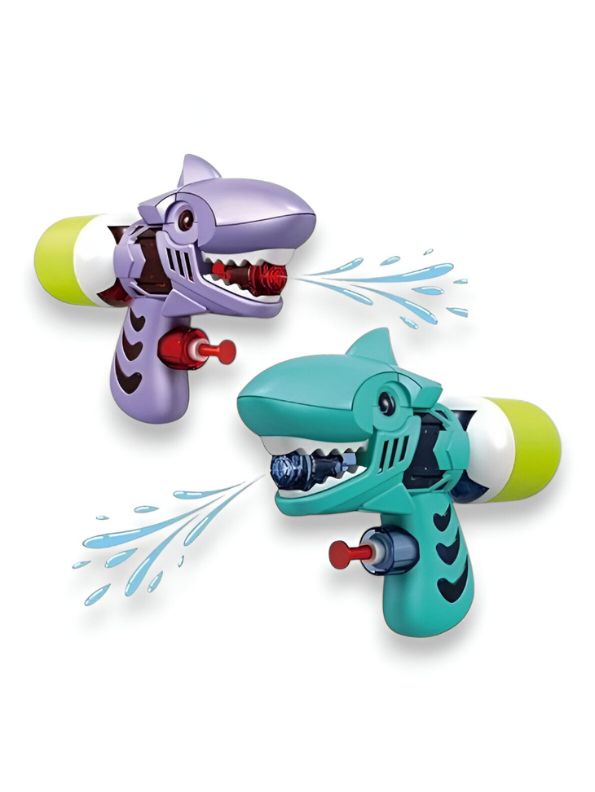 Green - Cool Shark Water Gun for Kids - Fun & Safe Pool Toy