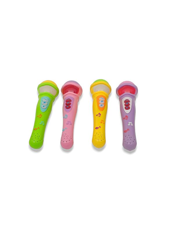 Pink - Musical Microphone Toy for Kids - Singing Mic with Lights & Sounds