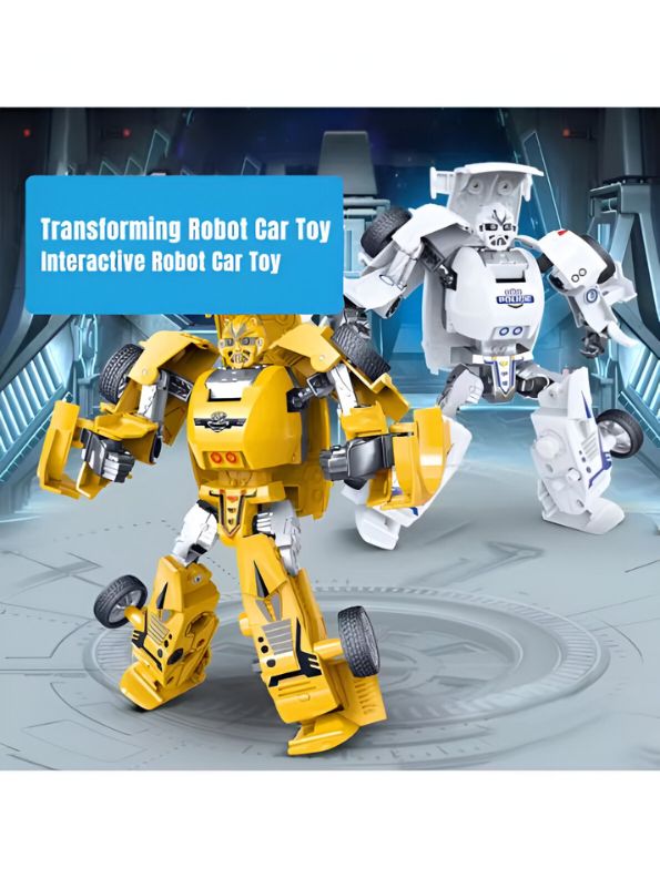 Transforming Police Robot Car Toy for Kids – Inertial Drive Action Vehicle | Deformation Model Toy For Kids.