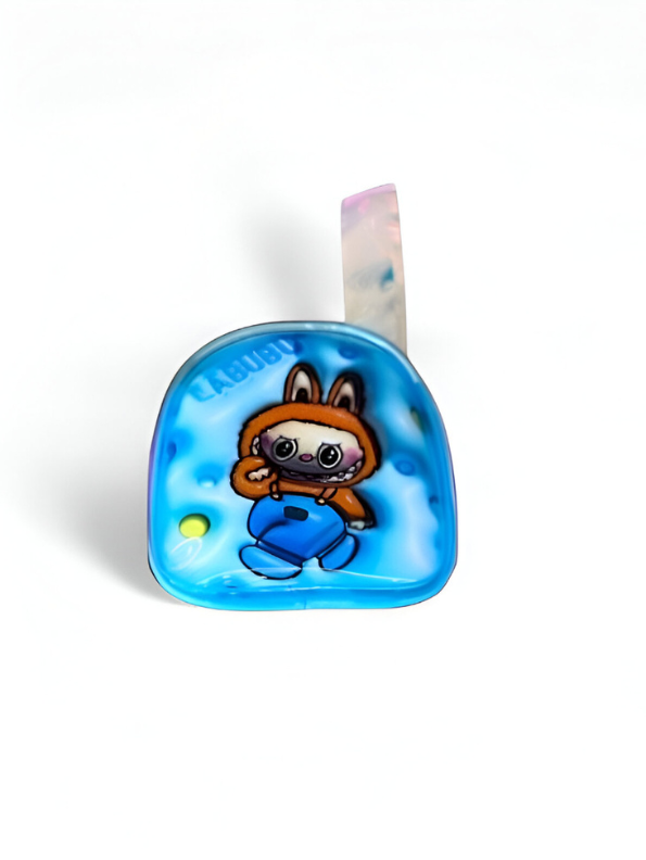 Labubu - Mini Backpack Pouch Charm | Kawaii Space Labubu Character Keyring & Bag Accessory - NOVHBC-1881306