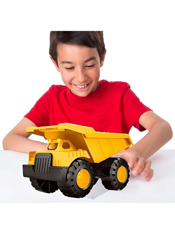 Dump Truck Plastic Construction Vehicle Toy for Kids - Durable & Realistic Design