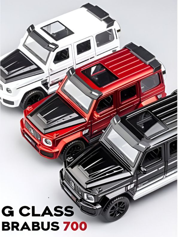 BRABUS Metal Diecast Car 1:32 Scale - Authentic Miniature Model Toy Vehicle with Opening Doors, Hood & Trunk - Collectible Gift for Kids & Adults