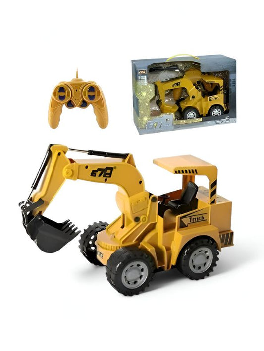 PowerDigger 5CH RC Excavator – LED-Lit Electric Construction Truck for Kids - MD1936.