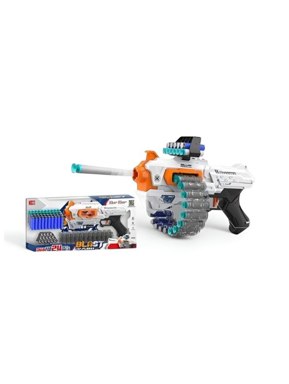 UltraBlast24 - High-Performance Plastic Shell Chain Toy Gun | Safe & Fun Toy Gun for Kids - NX12629.