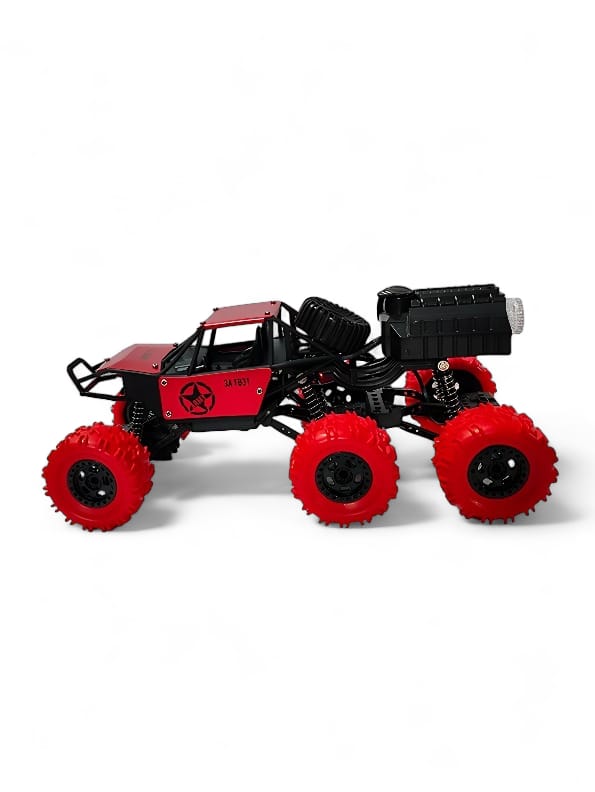 6 Wheels Stunt Car Toy For Kids - Red (L-183) - Toyloft