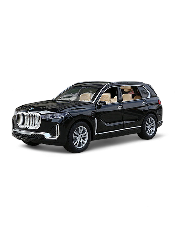 BMW X7 Model Metal Diecast Car Openable Doors Sound And Light - Black (M-38) - Toyloft