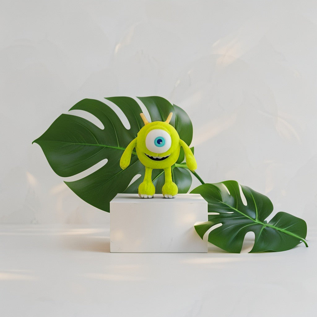 Cute Green One-Eyed Monster Soft Toy - Mike Wazowski Inspired Plush LMI11099